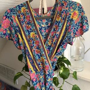 Floral Wrap Dress